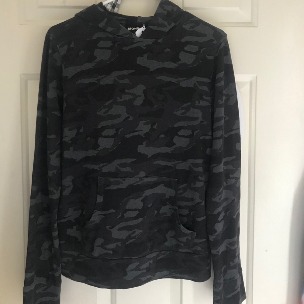 New Monrow camo hoodie size small